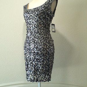 Guess Sequin Sheath Dress NWT